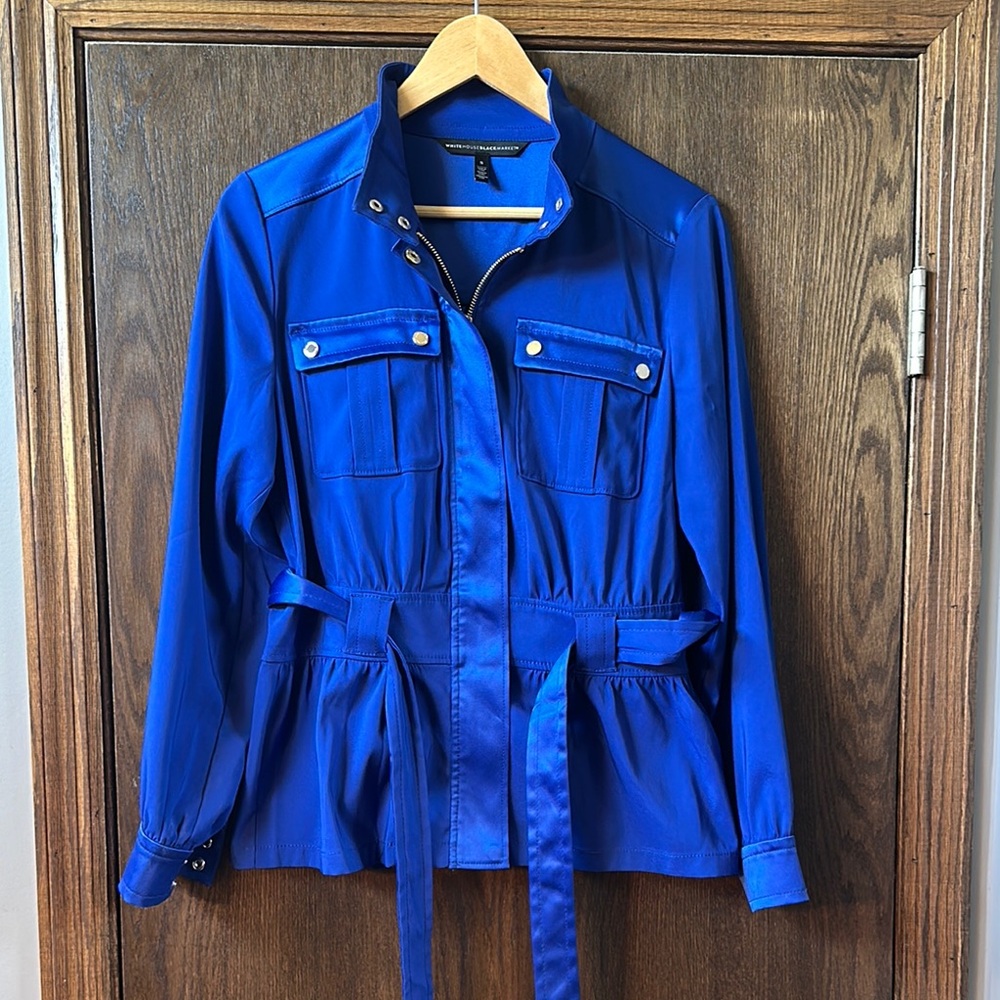 White House black market. Cobalt blue jacket